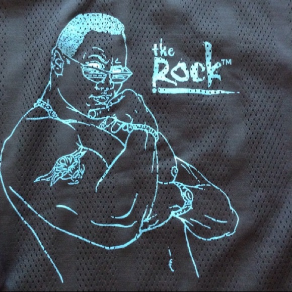 WORLDS WRESTLING FED, THE ROCK, JERSEY XL 18/20 - Picture 5 of 7